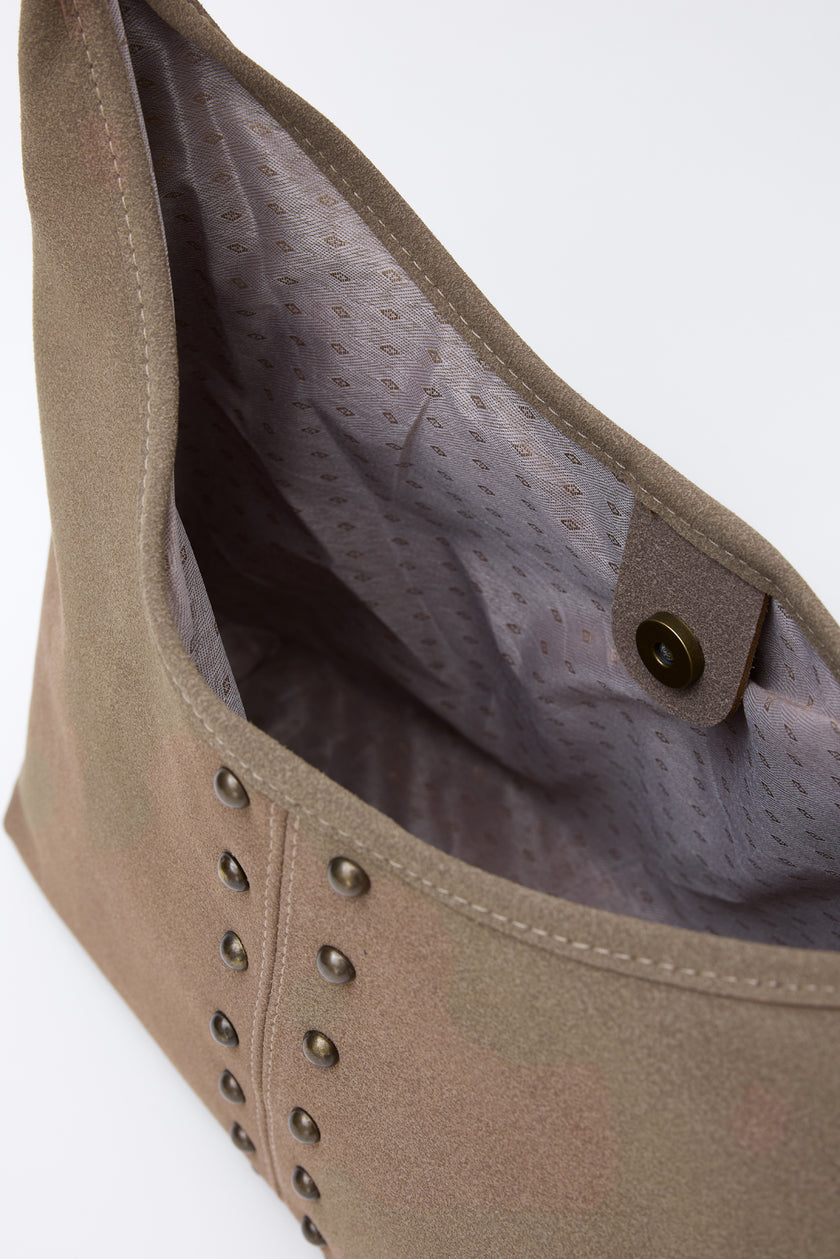 Valenta Süet El ve Omuz Çantası - Vizon