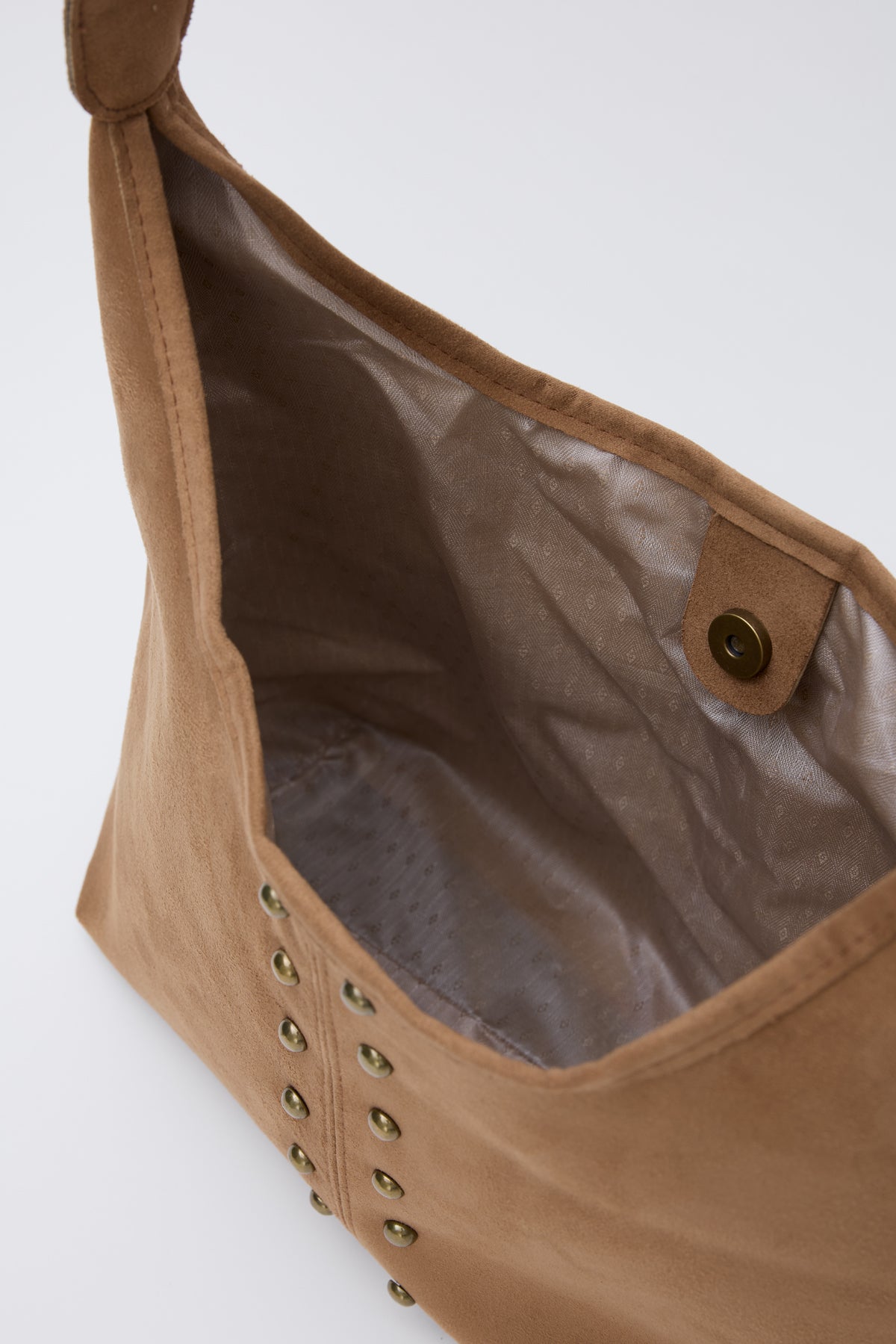 Valenta Süet El ve Omuz Çantası - Camel