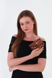 Rummel Zincirli Mini Çanta Leopar