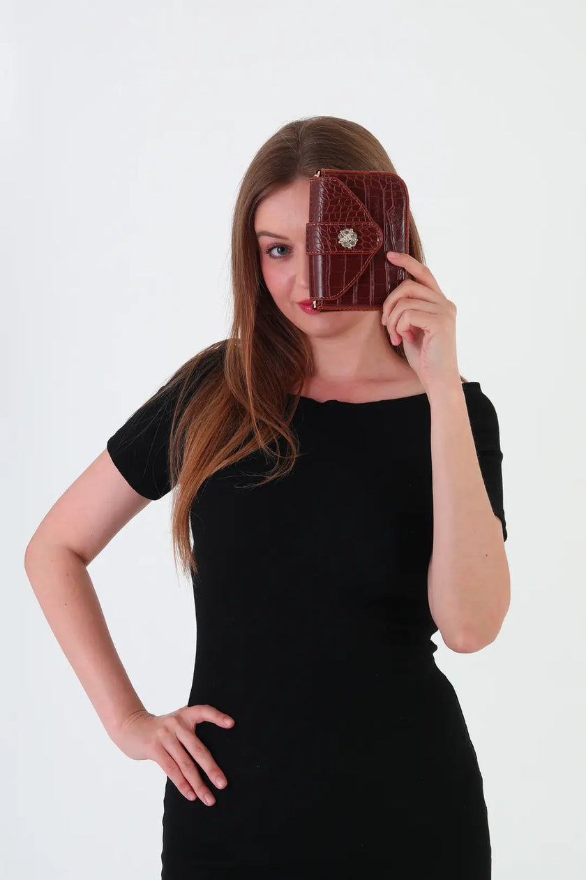 Rummel Zincirli Mini Çanta Taba