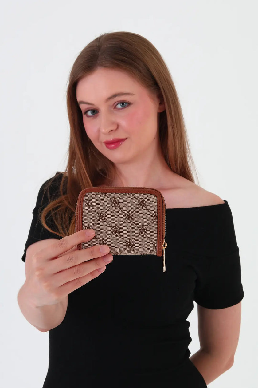 Bredo Desenli Cüzdan Taba