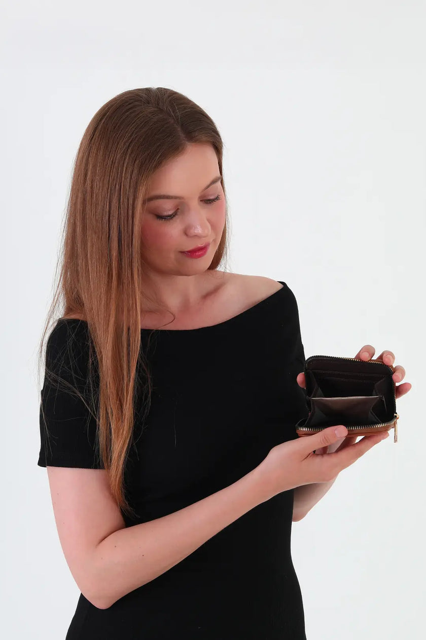 Bredo Desenli Cüzdan Taba