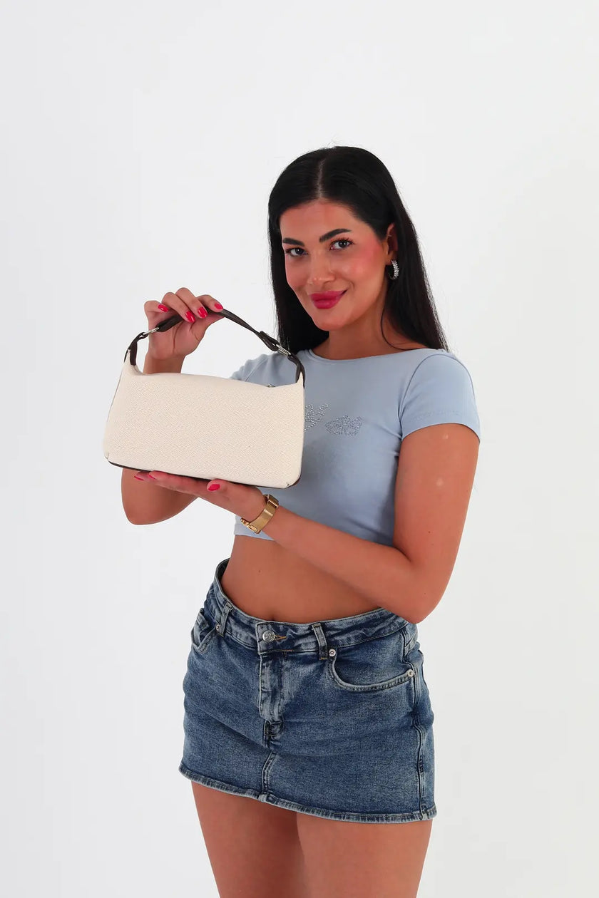 Casso Kanvas El Çantası Kahve