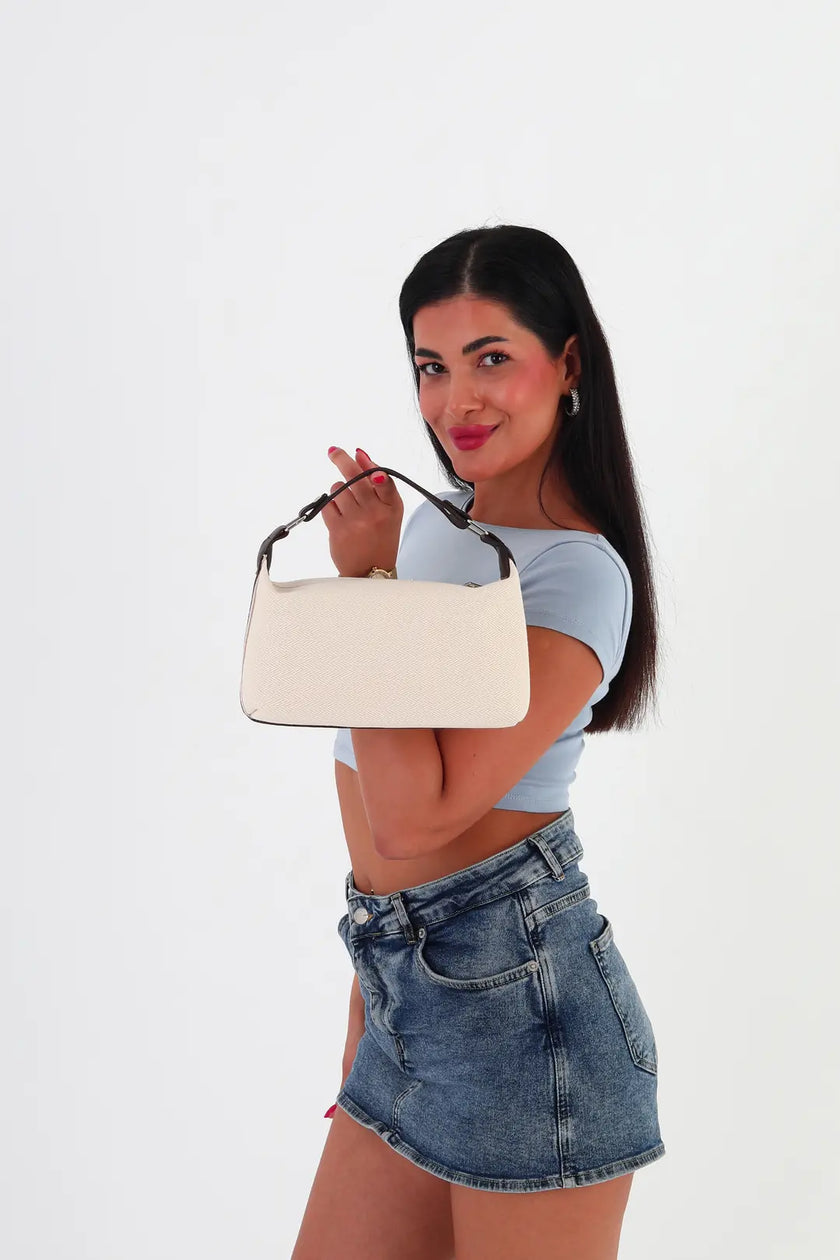 Casso Kanvas El Çantası Kahve