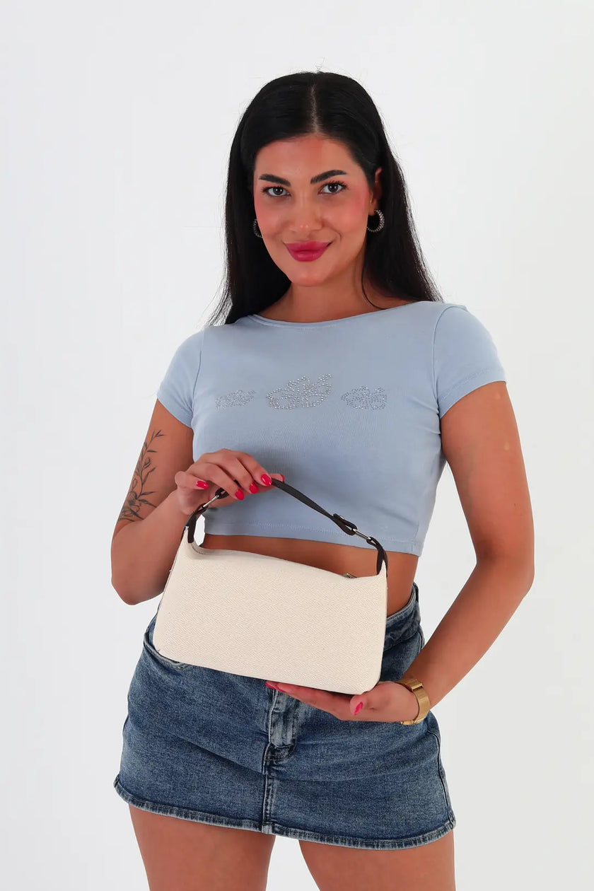 Casso Kanvas El Çantası Kahve