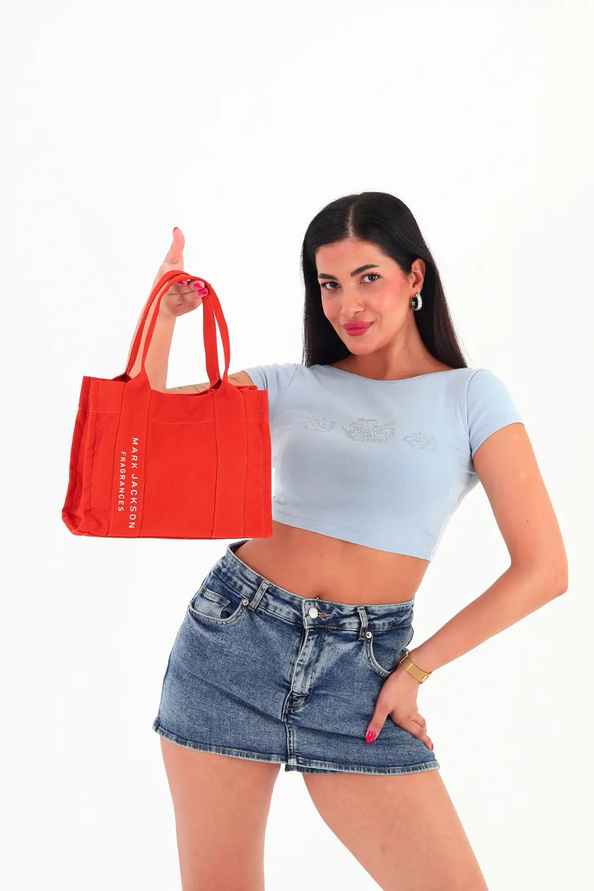 Cravin Kanvas Çapraz Çanta Turuncu