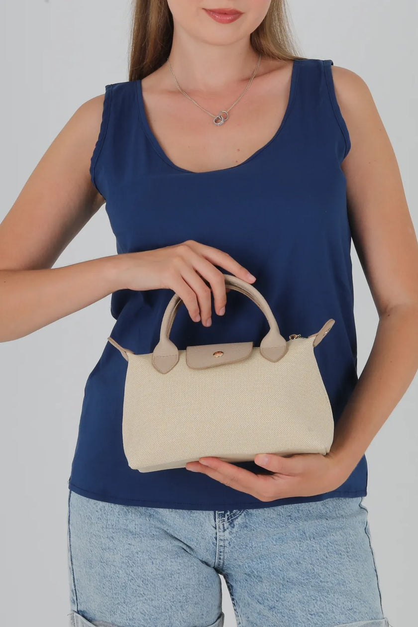 Norvis Kanvas Omuz Çanta Taba