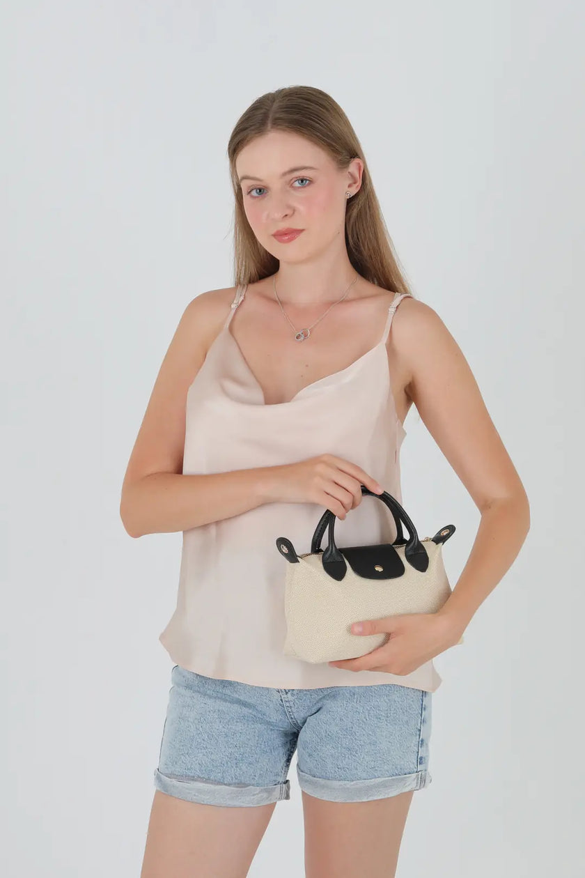 Norvis Kanvas Omuz Çanta Siyah