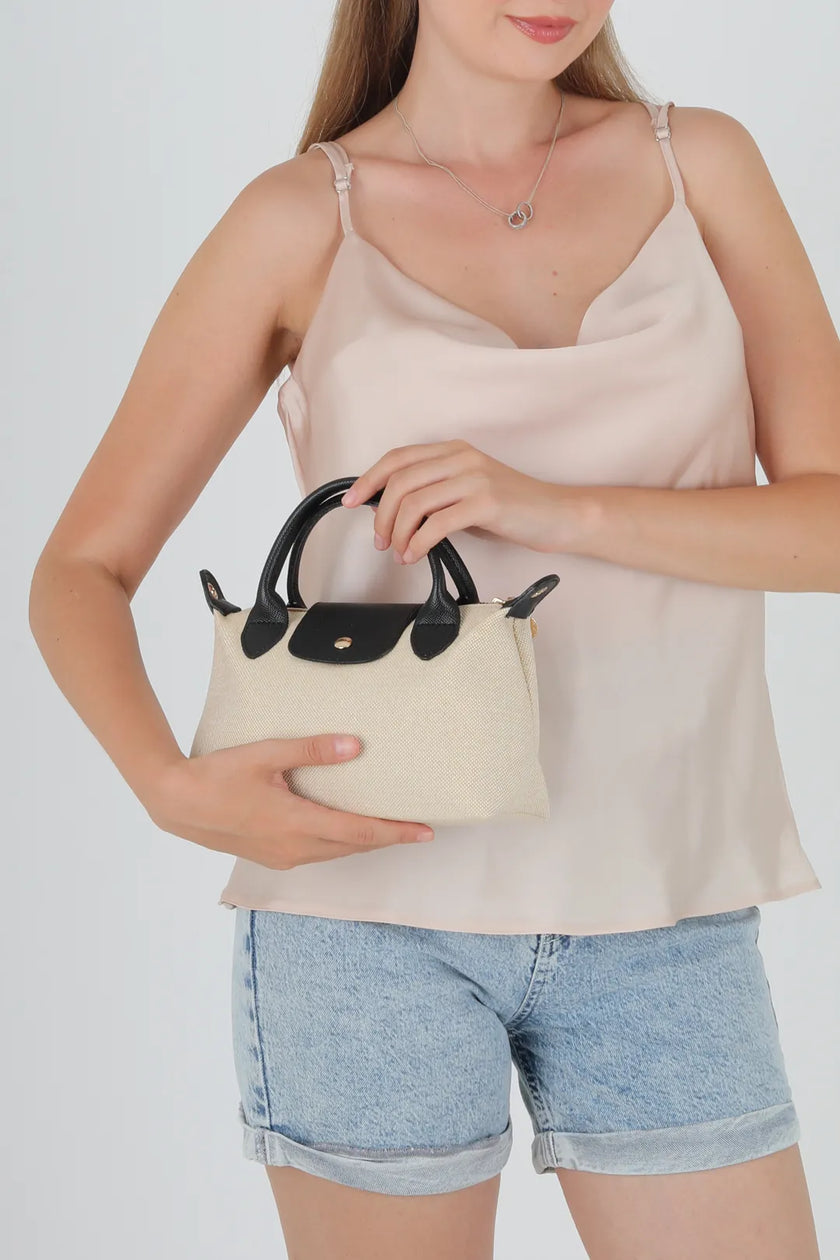 Norvis Kanvas Omuz Çanta Siyah