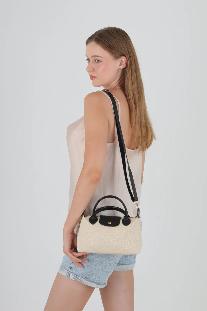 Norvis Kanvas Omuz Çanta Siyah