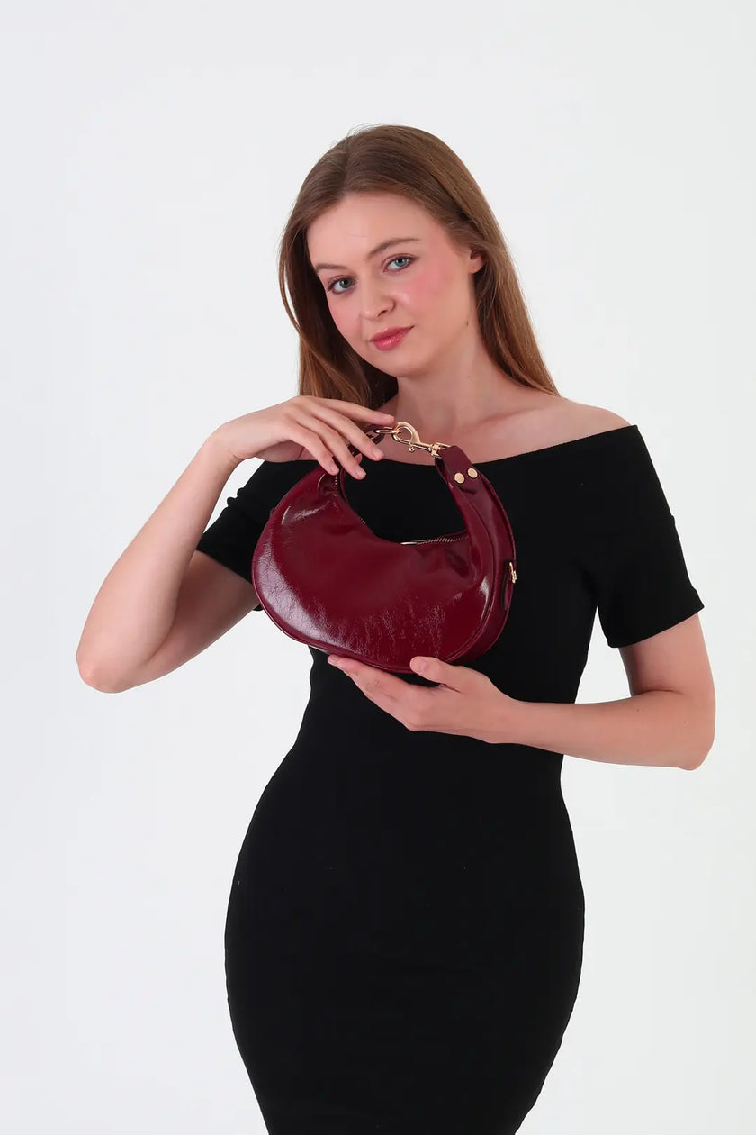 Dore Rugan Mini Çapraz Çanta Bordo