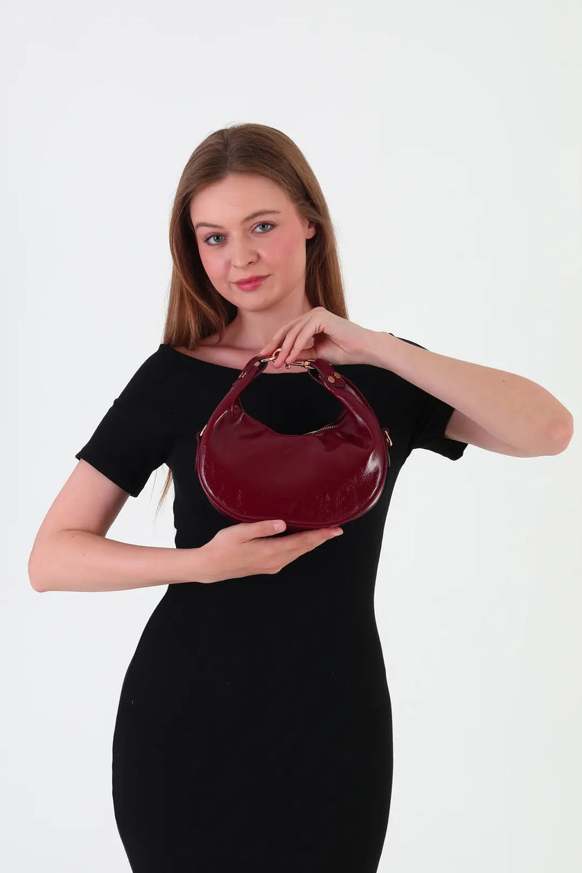 Dore Rugan Mini Çapraz Çanta Bordo