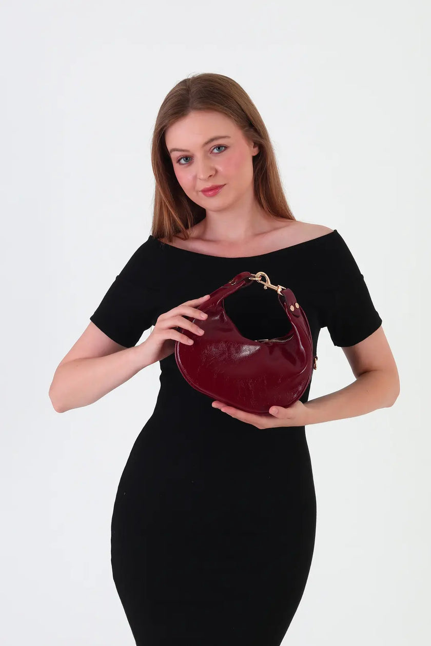 Dore Rugan Mini Çapraz Çanta Bordo