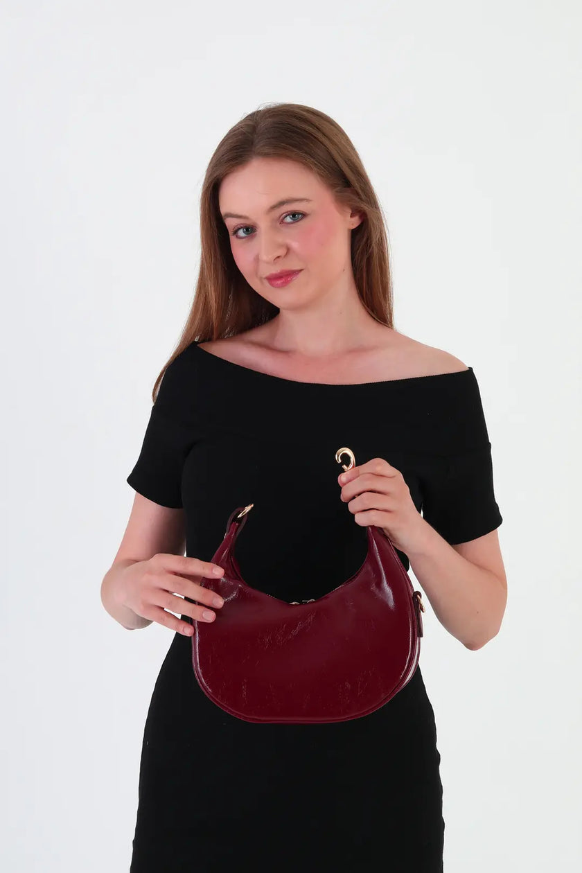 Dore Rugan Mini Çapraz Çanta Bordo