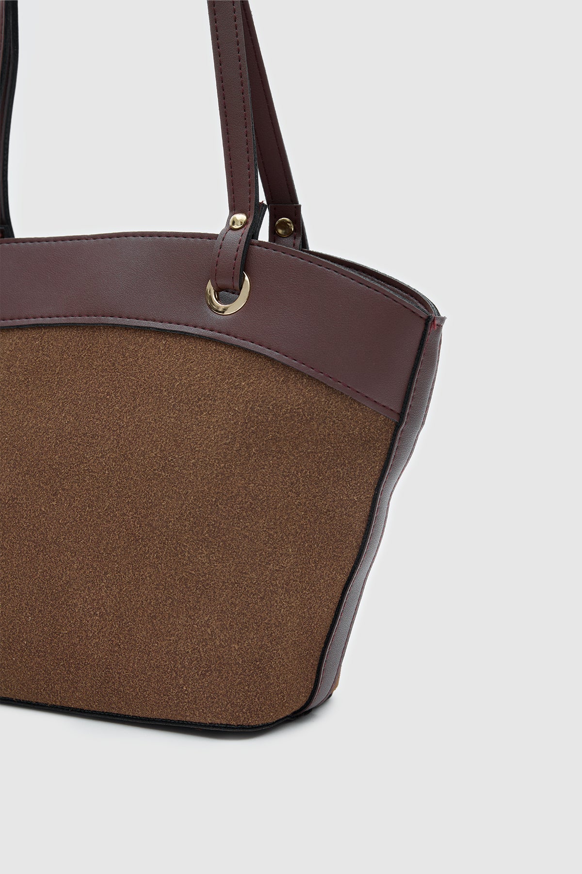 Avilo Süet Omuz ve El Çantası Kahve