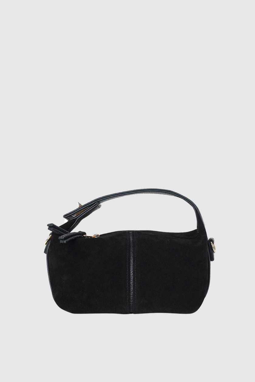 Amore Gerçek Deri El Çantası Siyah