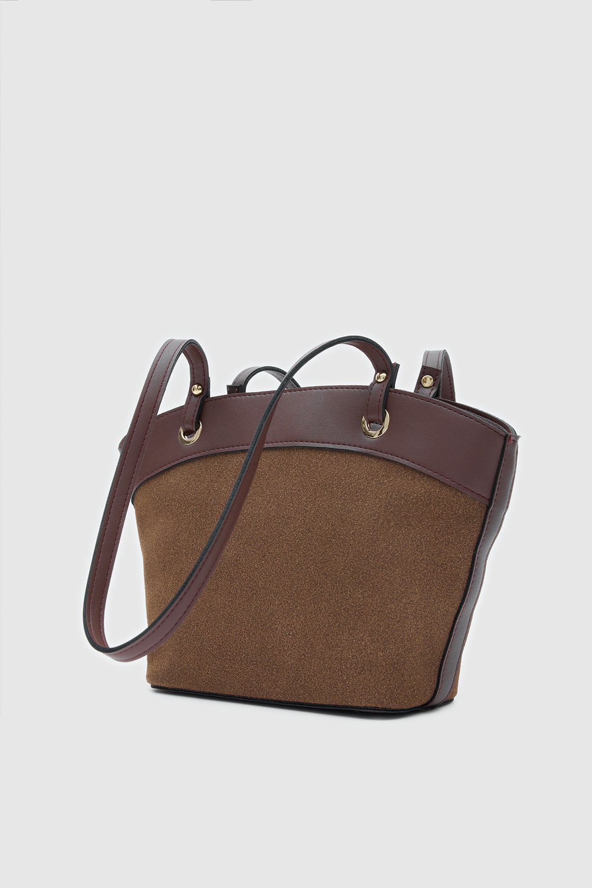 Avilo Süet Omuz ve El Çantası Kahve