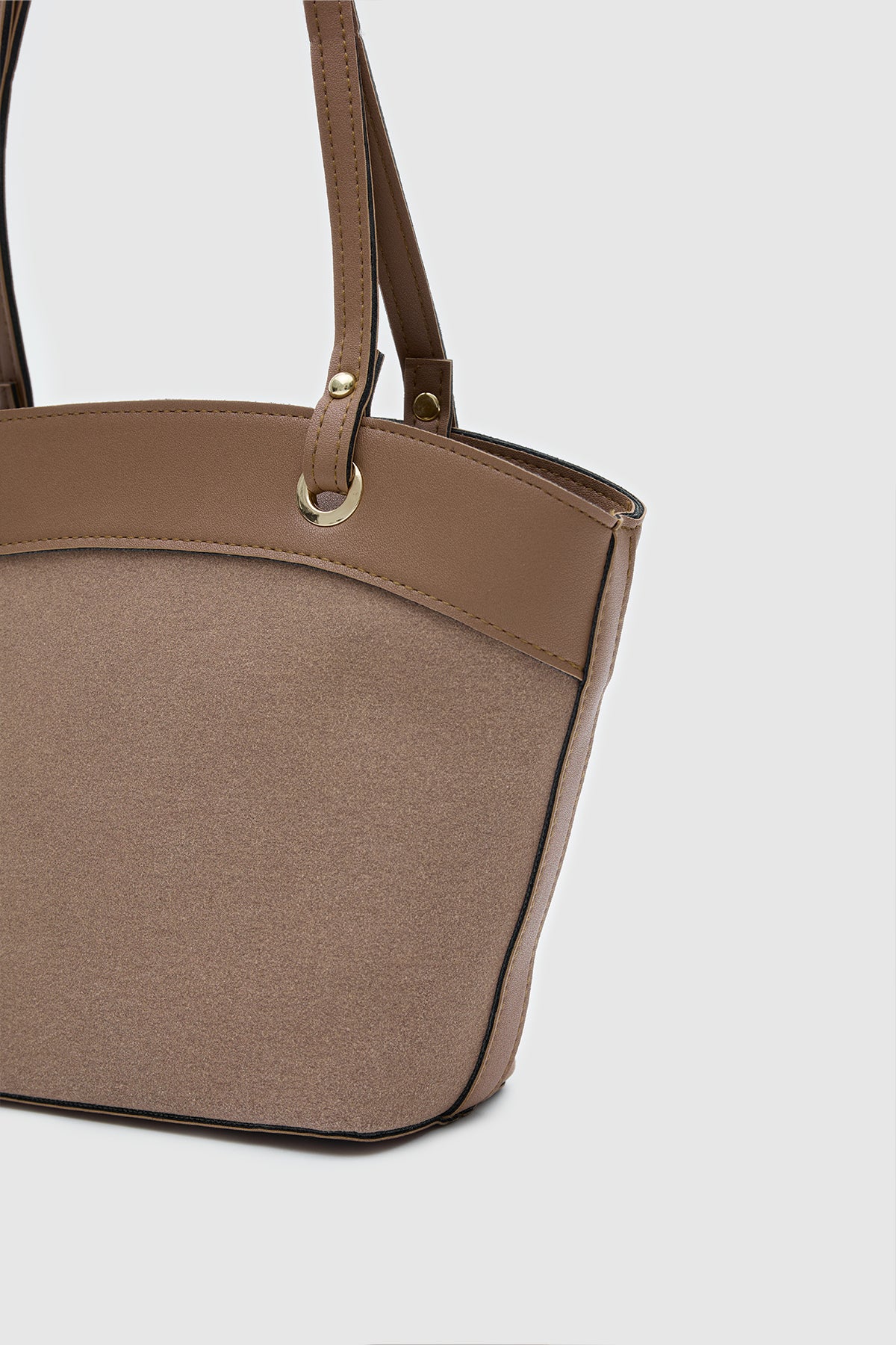 Avilo Süet Omuz ve El Çantası Taba