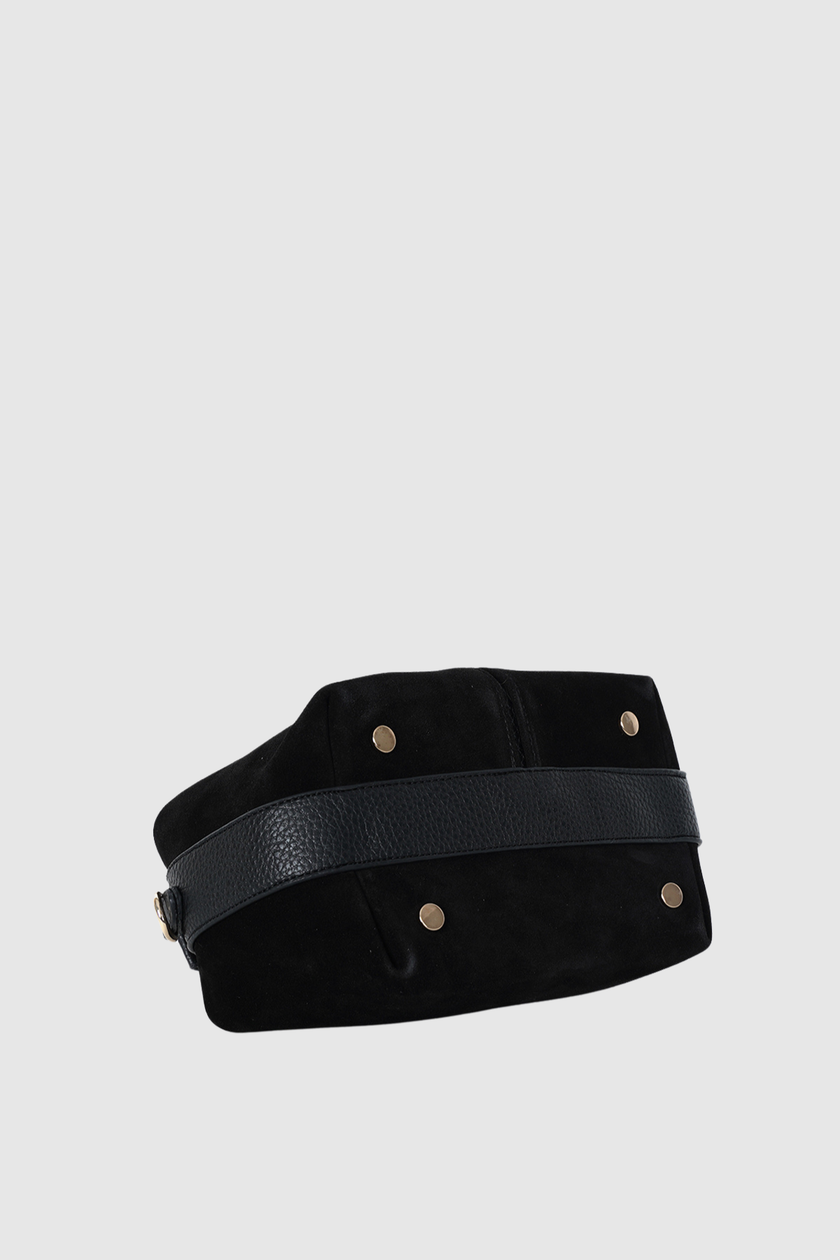 Amore Gerçek Deri El Çantası Siyah