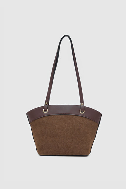 Avilo Süet Omuz ve El Çantası Kahve