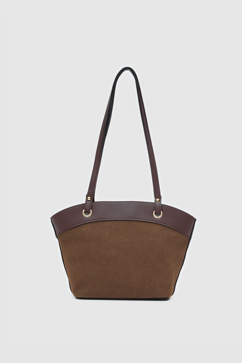 Avilo Süet Omuz ve El Çantası Kahve