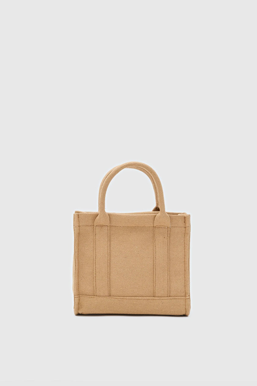 Torino Kanvas Baget Çanta  - Hardal sarısı