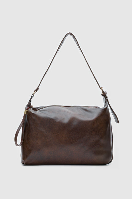 Violeta Salaş Omuz Çantası Kahve