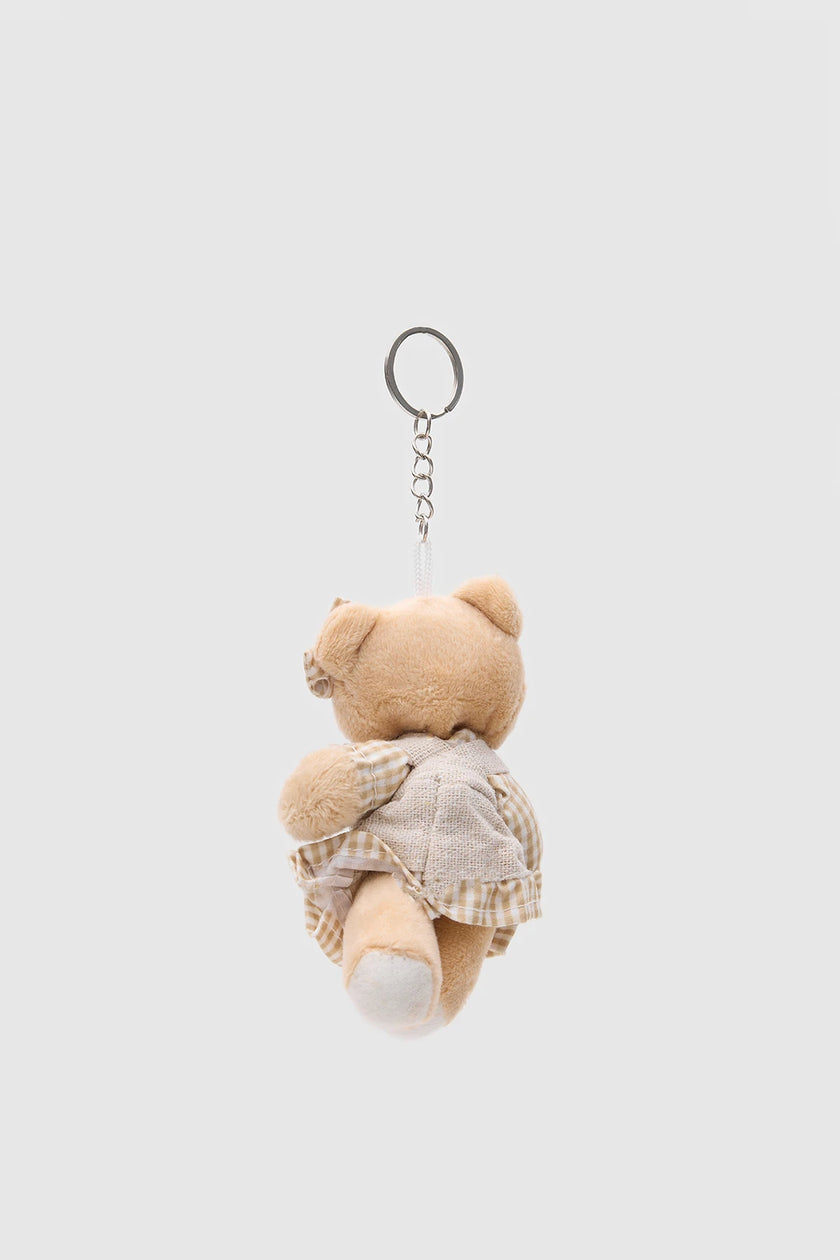 Ayıcıklı Çanta Charmı ve Anahtarlık Sarı