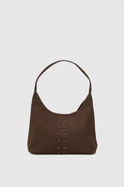 Valenta Süet El ve Omuz Çantası - Kahverengi