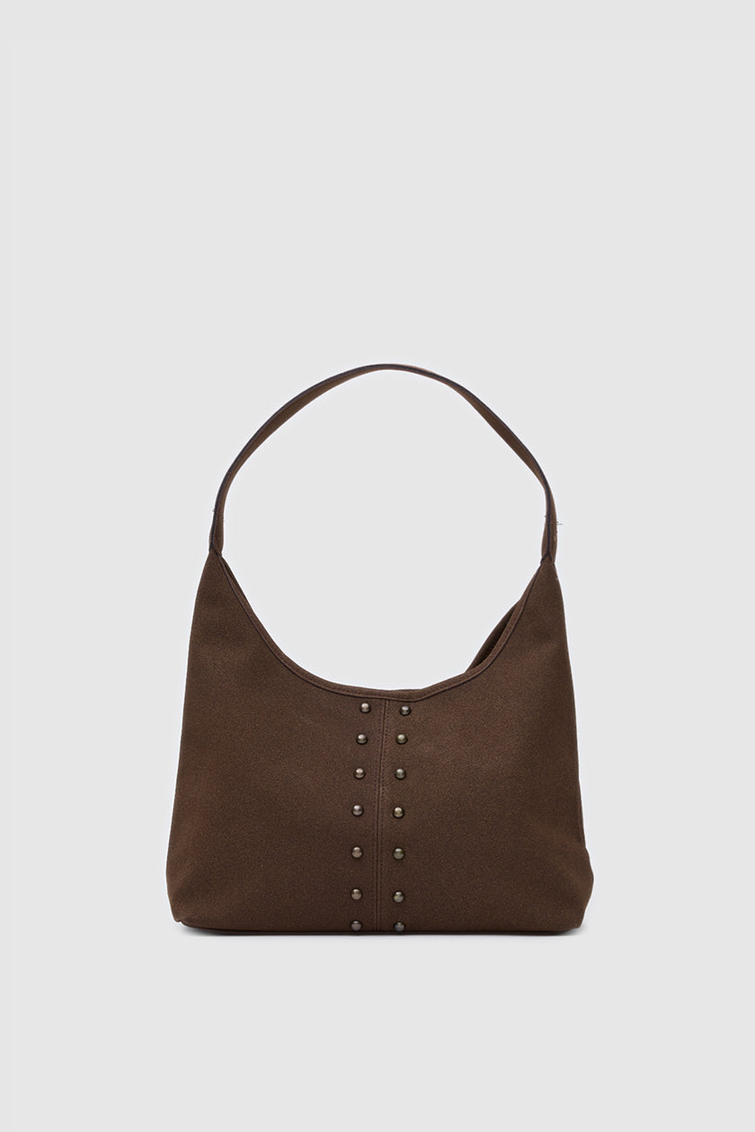 Valenta Süet El ve Omuz Çantası - Kahverengi