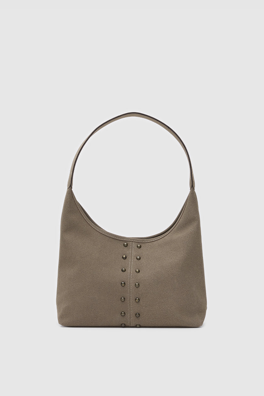 Valenta Süet El ve Omuz Çantası - Vizon