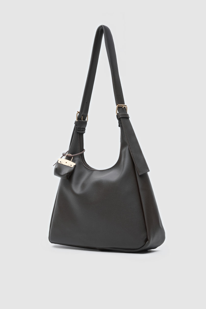 Vilma Charmlı Salaş Omuz Çantası Acı Kahve