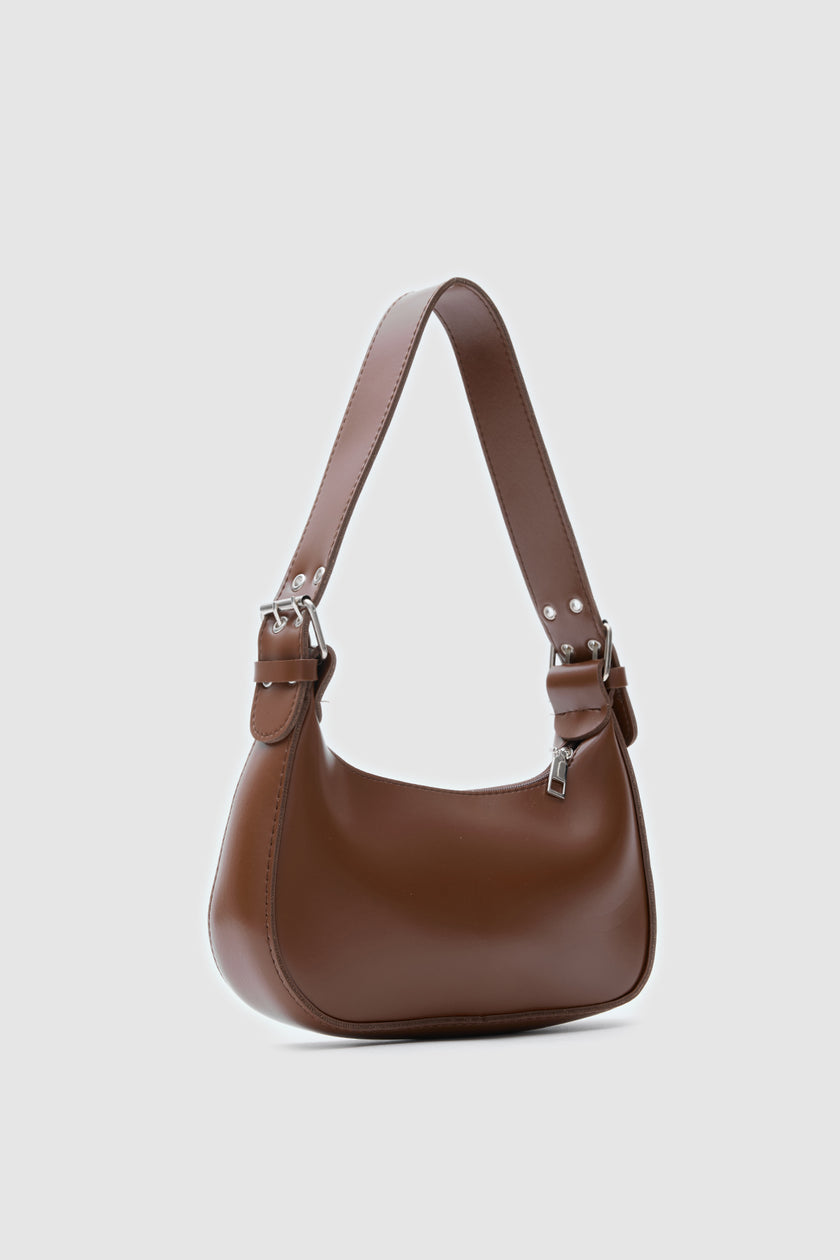 Rivo Oval Baget Çanta Taba