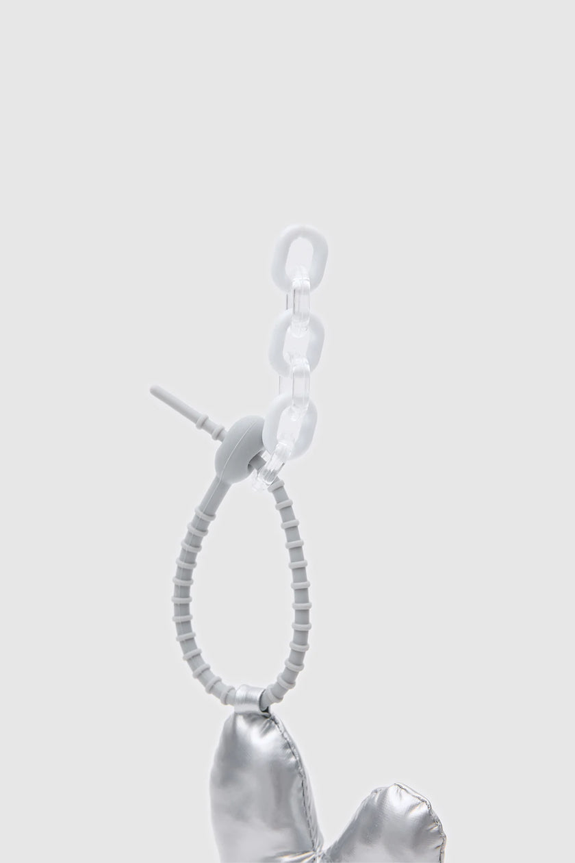 Kalpli Çanta Charmı ve Anahtarlık Gri