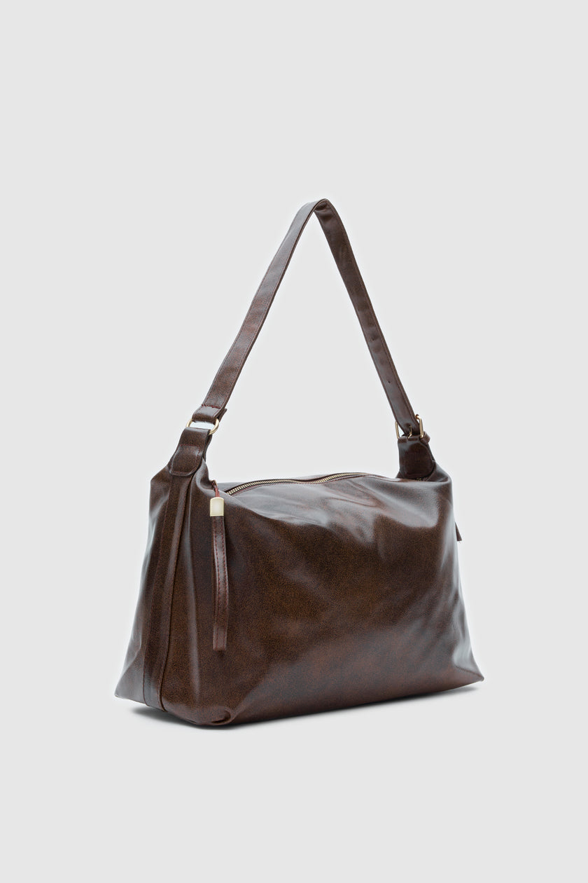 Violeta Salaş Omuz Çantası Kahve