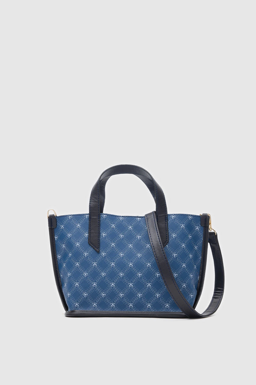 Oregon Jakralı El ve Omuz Çantası Lacivert