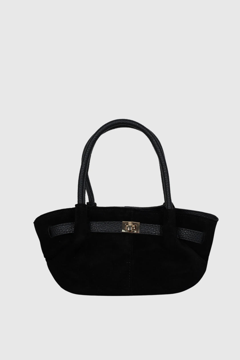 Bianca Deri El çantası Siyah