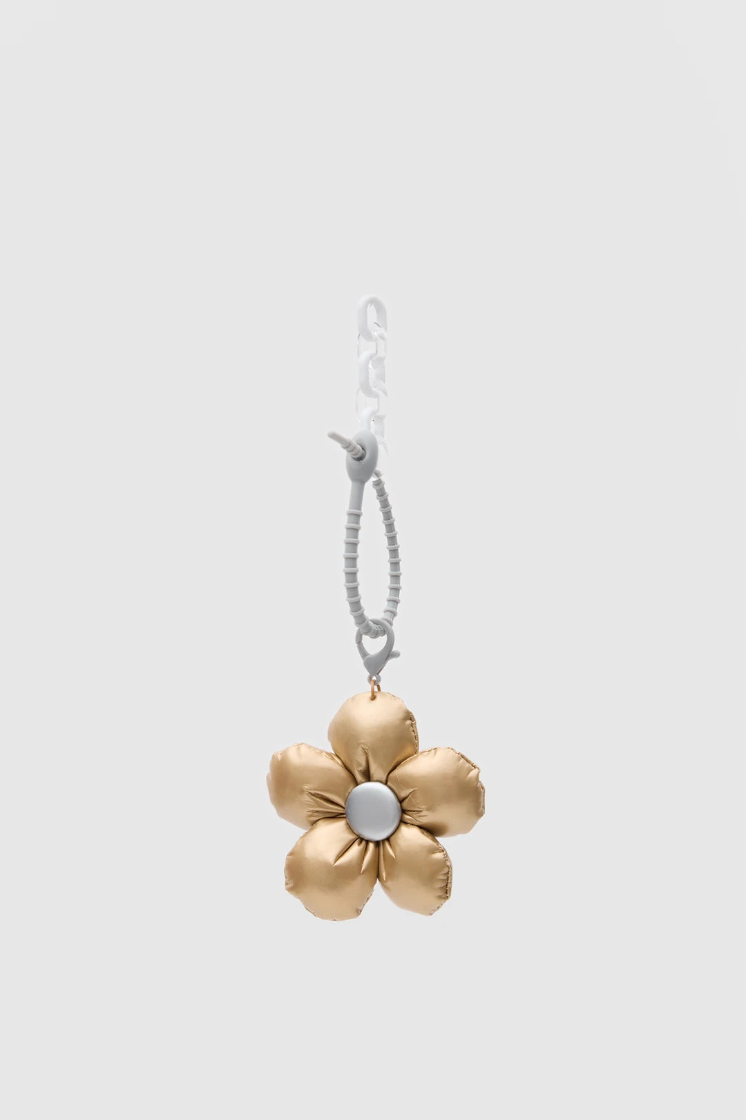 Papatya Figürlü Charm ve Anahtarlık Gold