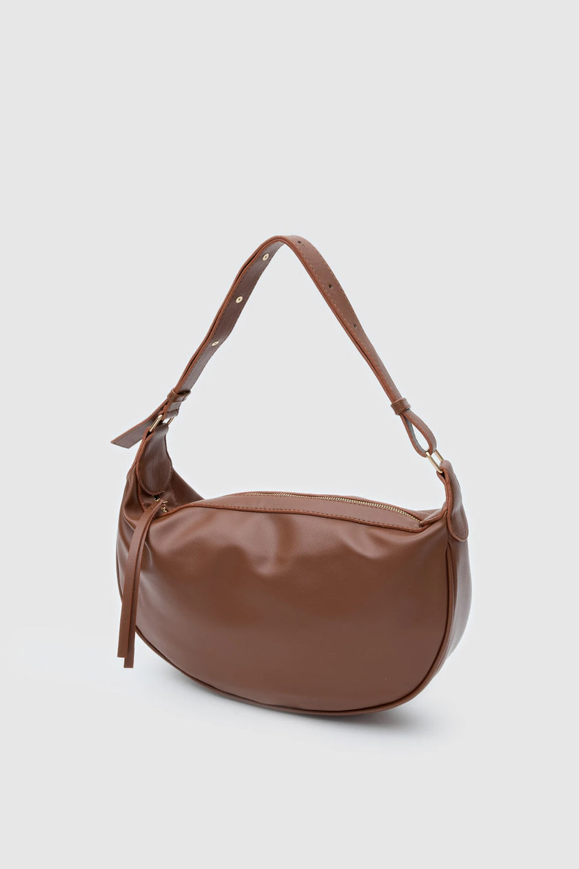 Bust Omuz Çantası Taba