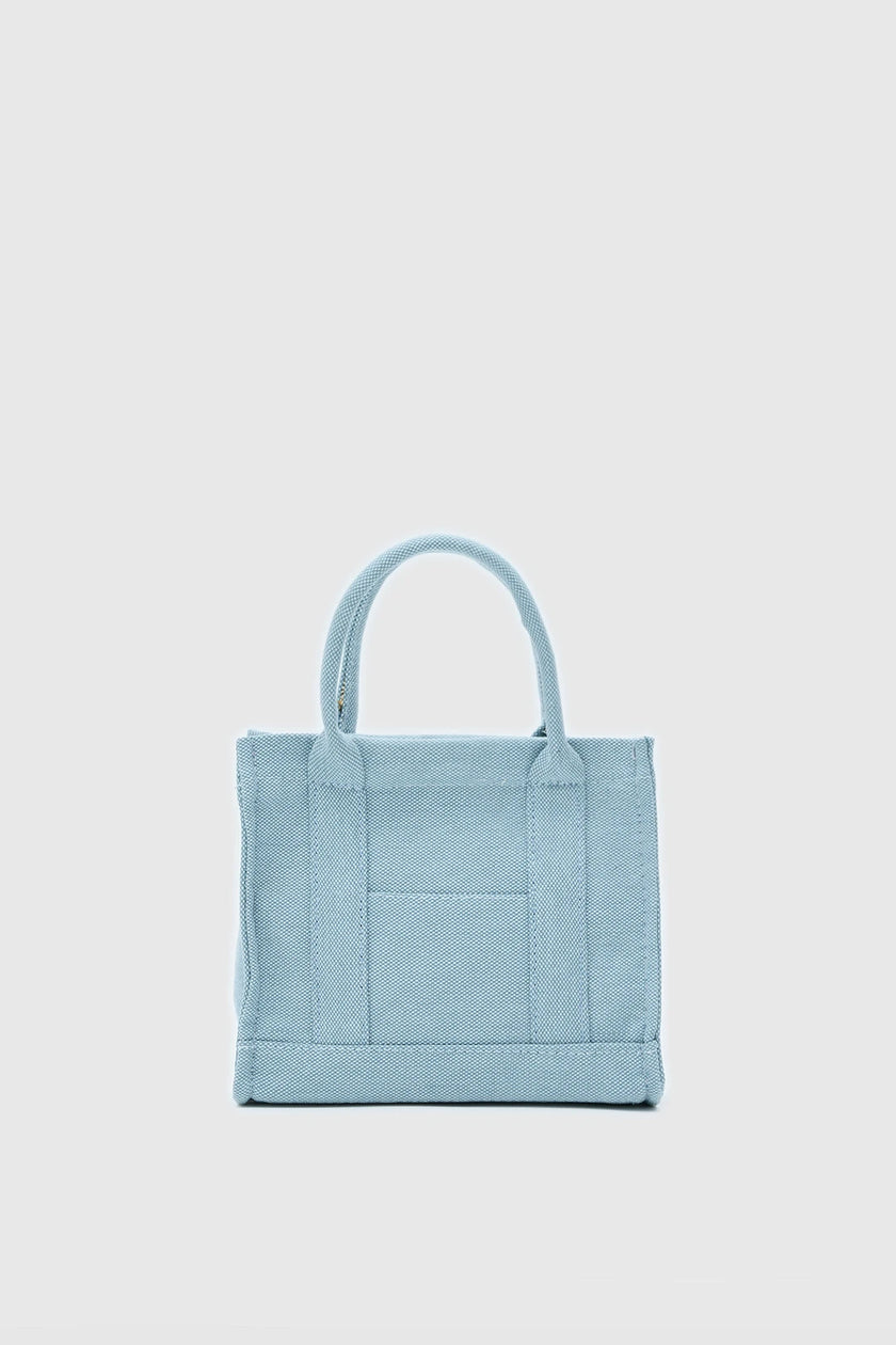 Torino Kanvas Baget Çanta - Bebe Mavisi