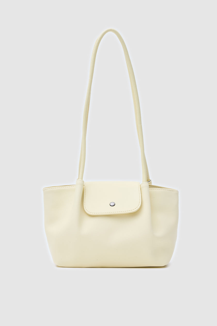 Hobo Kapaklı Omuz Çanta Sarı