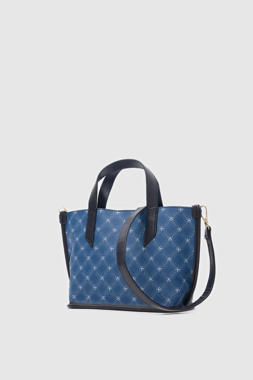 Oregon Jakralı El ve Omuz Çantası Lacivert