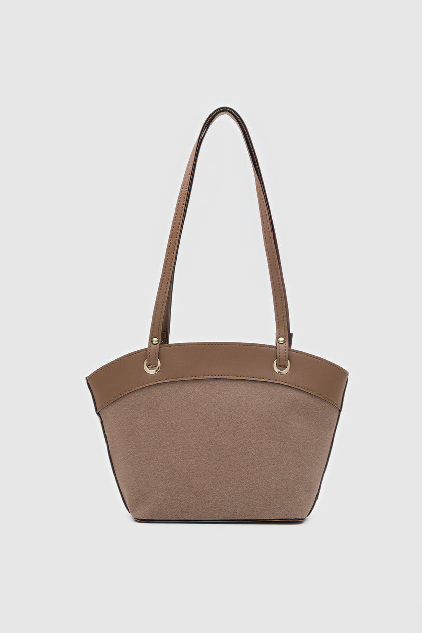 Avilo Süet Omuz ve El Çantası Taba