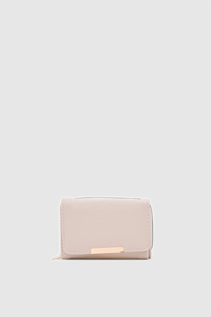 Pietro Suni Deri Cüzdan Krem