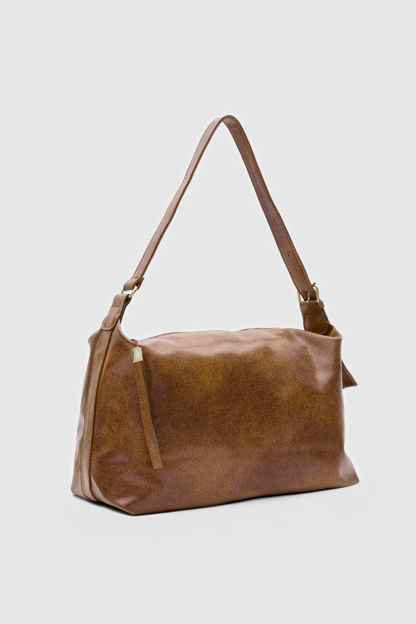 Violeta Salaş Omuz Çantası Taba