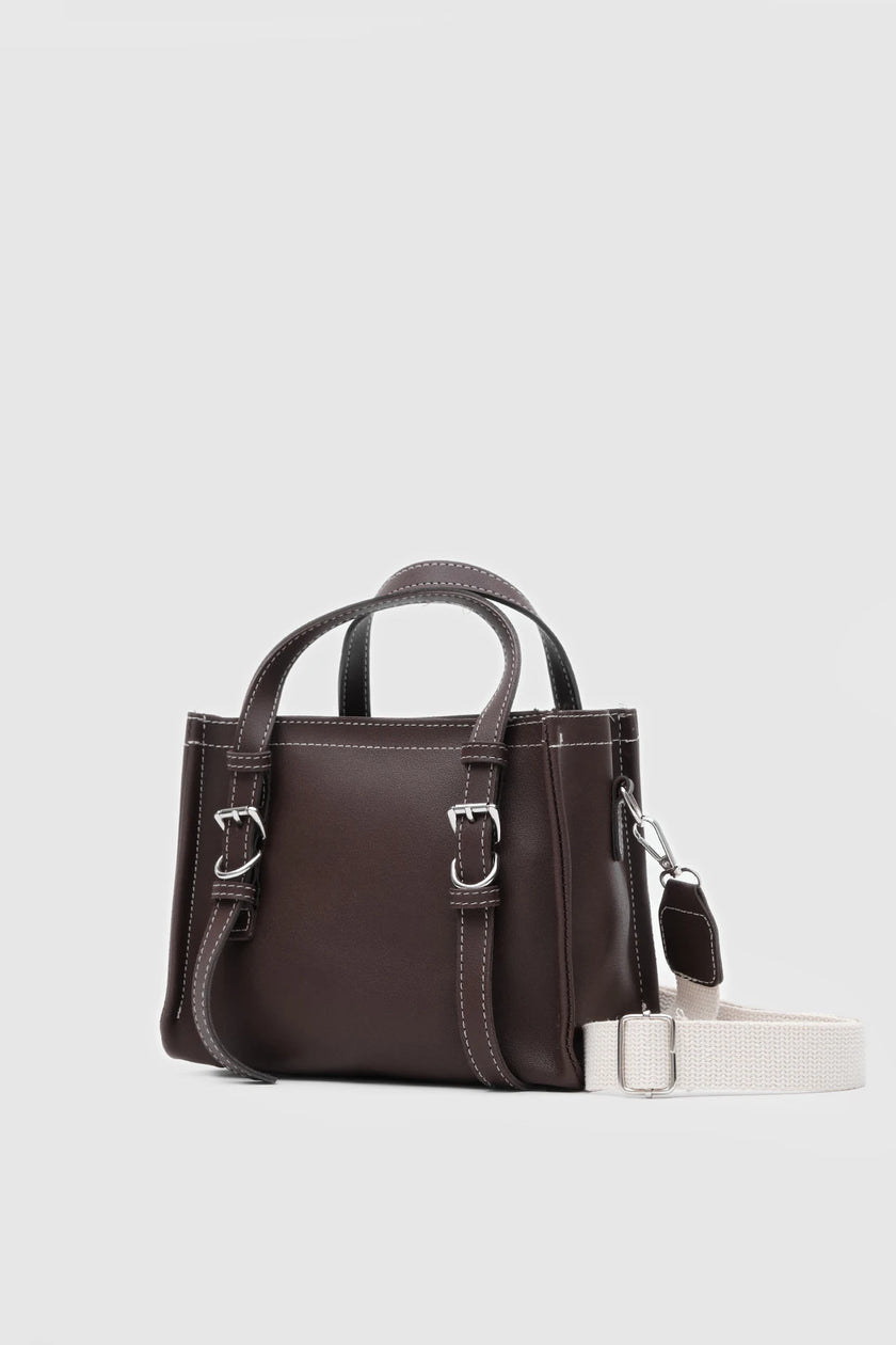 Merry Ayarlanabilir El ve Omuz çantası Kahverengi