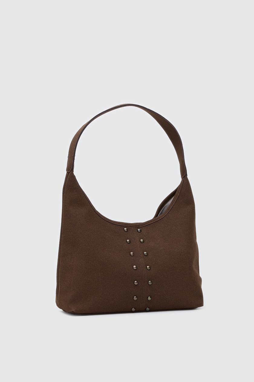 Valenta Süet El ve Omuz Çantası - Kahverengi