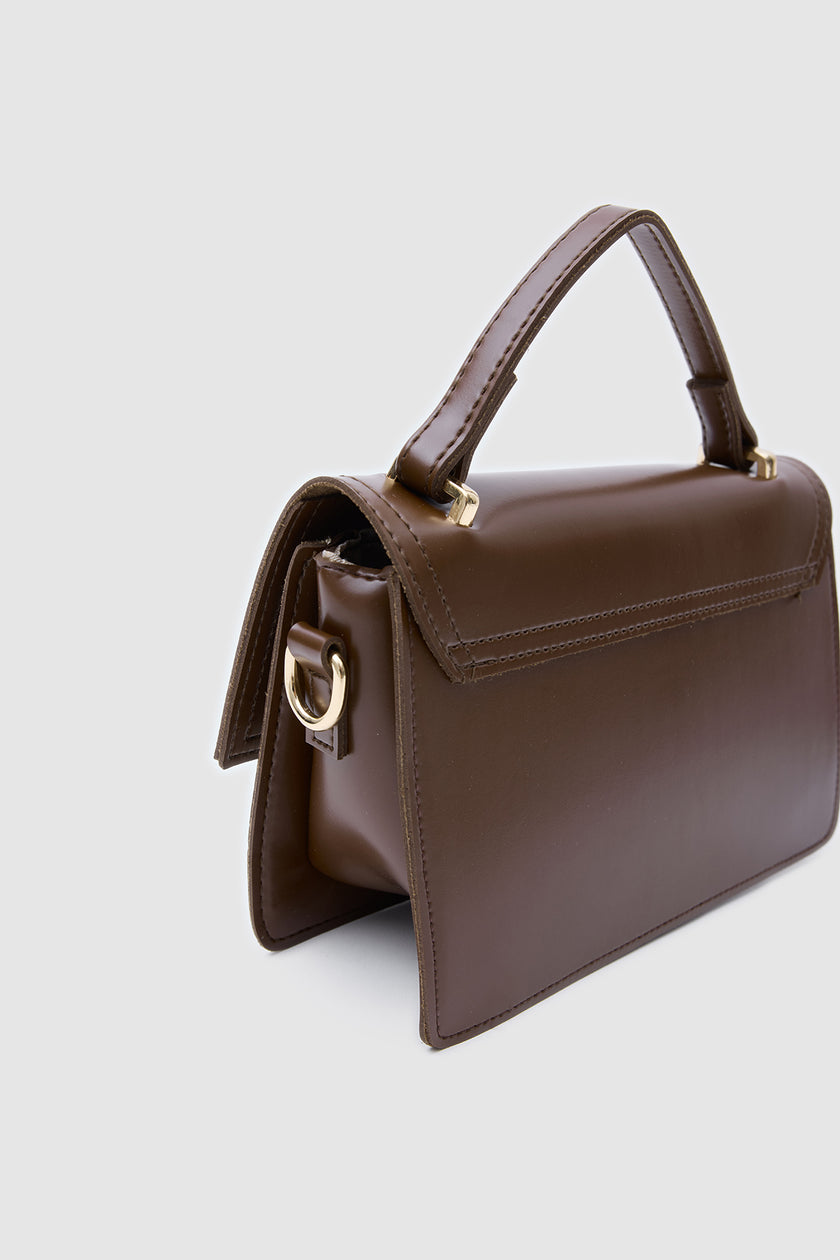 Misti Hasır Detaylı Çapraz Çanta Taba