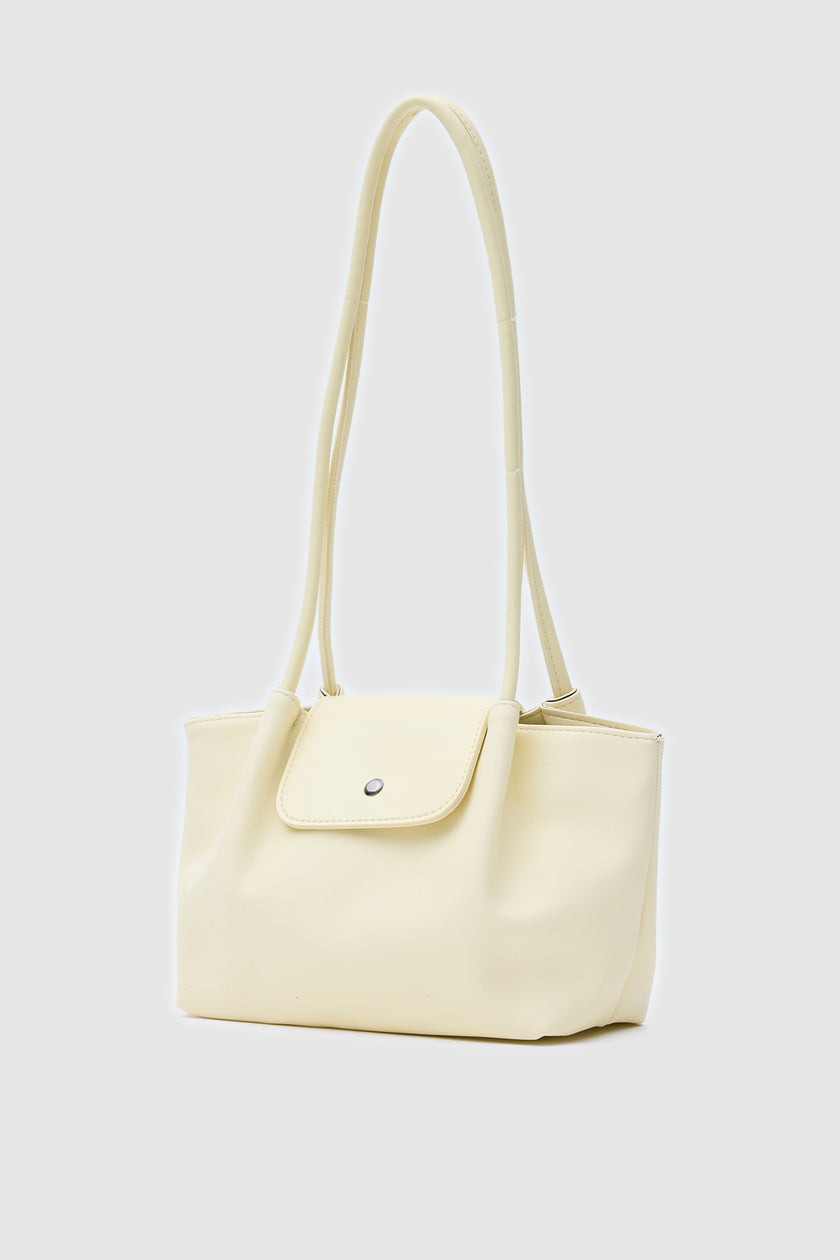 Hobo Kapaklı Omuz Çanta Sarı