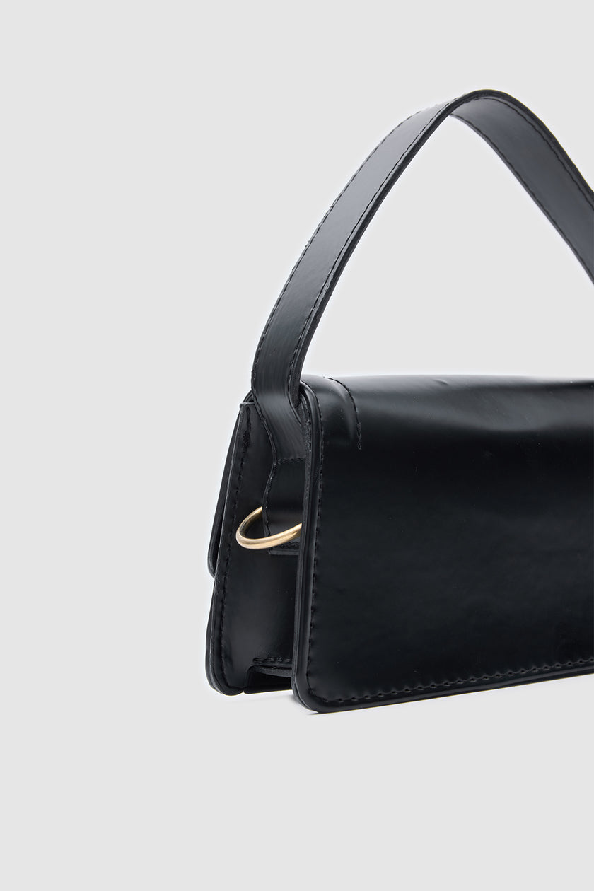 Supra Çapraz Askılı Omuz Çantası Siyah